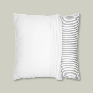 Spun Polyester Square Pillowcase