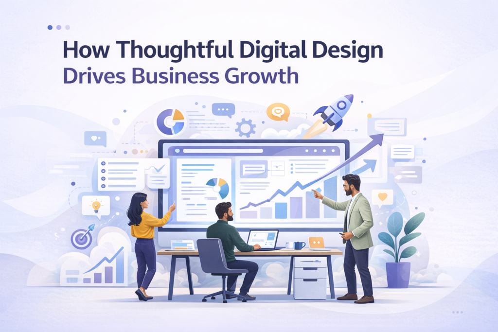 Thoughtful digital product design and UX strategy that drives business growth and customer engagement